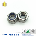 DIN985 DIN982 stainless steel hex nylock nut